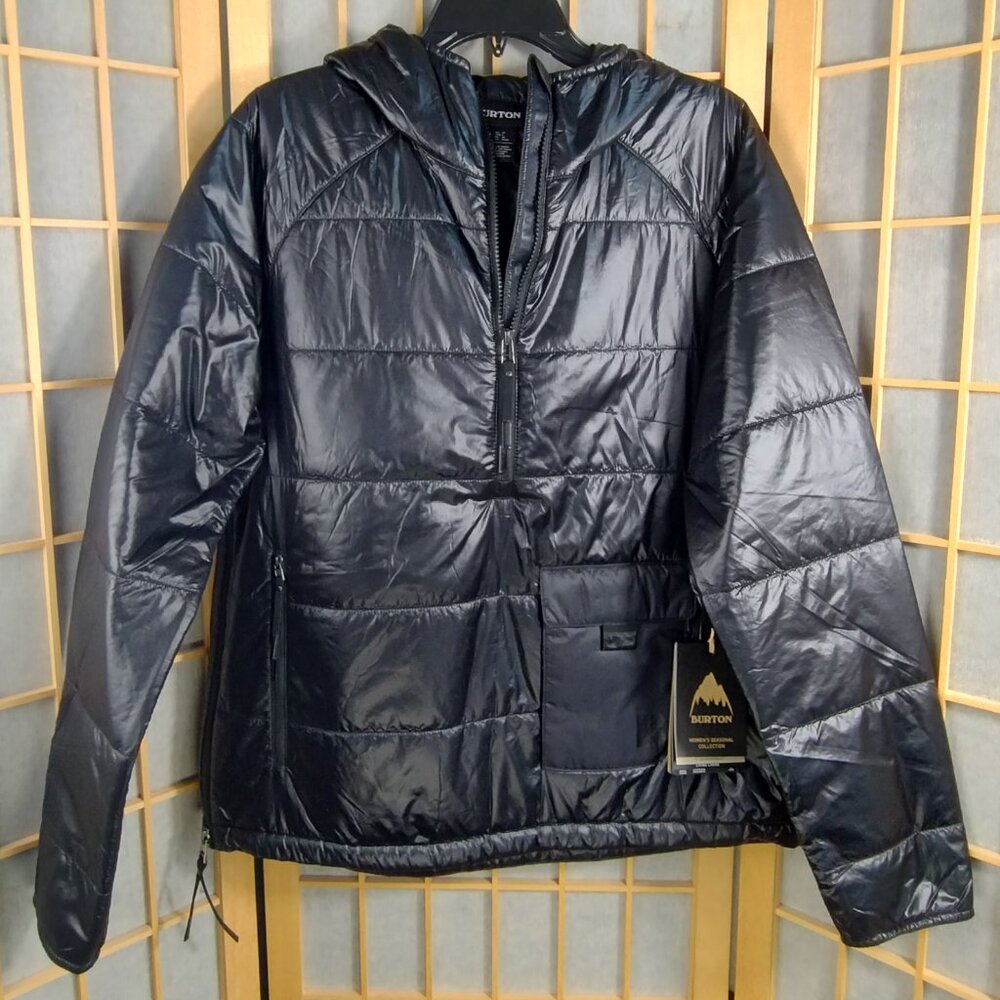 RARE Burton Amora Insulated Hoodie Dryride Snowboarding Jacket Black Size M NWT